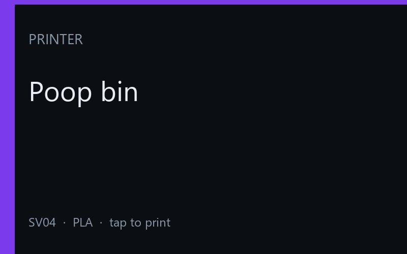 Poop bin